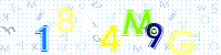 Blue Captcha Image