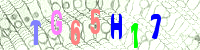 Blue Captcha Image
