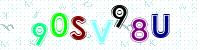 Blue Captcha Image