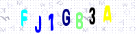 Blue Captcha Image