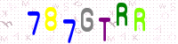 Blue Captcha Image