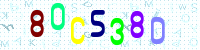Blue Captcha Image