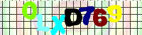 Blue Captcha Image
