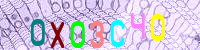 Blue Captcha Image