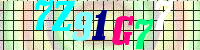 Blue Captcha Image