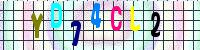 Blue Captcha Image