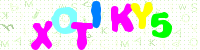 Blue Captcha Image