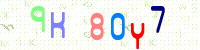 Blue Captcha Image
