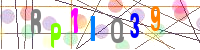 Blue Captcha Image