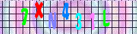 Blue Captcha Image