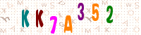 Blue Captcha Image