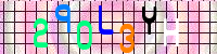 Blue Captcha Image