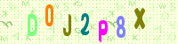 Blue Captcha Image