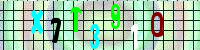 Blue Captcha Image