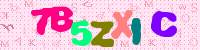Blue Captcha Image
