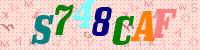 Blue Captcha Image