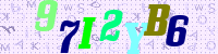 Blue Captcha Image