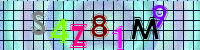 Blue Captcha Image