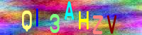 Blue Captcha Image